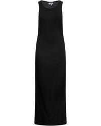 Ganni - Maxi Dress Organic Cotton, Elastane - Lyst