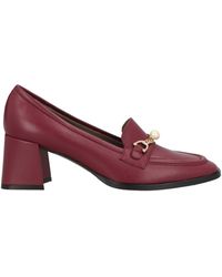 Roberto Festa - Burgundy Loafers Leather - Lyst