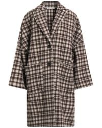 Liviana Conti - Coat Polyester, Virgin Wool, Acrylic - Lyst