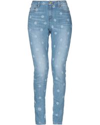 Femme Vêtements Jeans Jeans à pattes d’éléphant Jean ample à taille haute Jean MICHAEL Michael Kors en coloris Bleu 