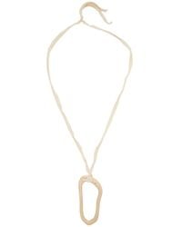 Alysi - Necklace Metal, Textile Fibers - Lyst