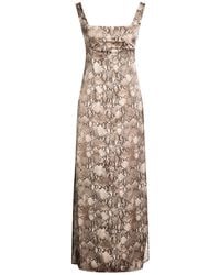HUGO - Maxi Dress Recycled Polyester, Polyester - Lyst