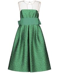 P.A.R.O.S.H. Knielanges Kleid - Grün