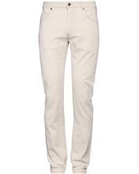BARMAS - Cream Pants Cotton, Lyocell, Linen, Elastane - Lyst