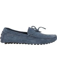 Pollini - Slate Loafers Leather - Lyst