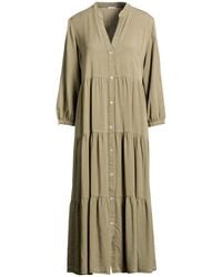 TRUE RELIGION - Military Midi Dress Tencel - Lyst