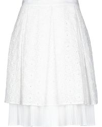 Blumarine Gonna ginocchio - Bianco