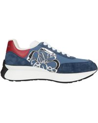 McQueen - Slate Sneakers Leather, Textile Fibers - Lyst