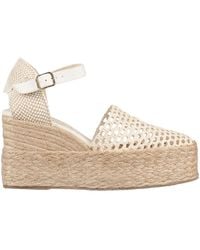 Palomitas By Paloma Barcelo' - Ivory Espadrilles Textile Fibers - Lyst