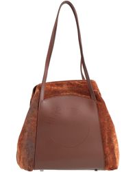 High - Shoulder Bag Cotton, Rayon, Elastane, Leather - Lyst