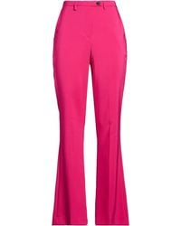 Hanita - Fuchsia Pants Polyester, Elastane - Lyst