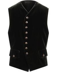 Giorgio Armani - Tailored Vest Viscose, Cupro, Elastane - Lyst