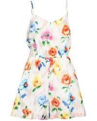 Moschino - Playsuit Cotton, Silk - Lyst
