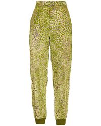 Jijil - Lime Pants Viscose, Polyamide - Lyst