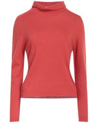 iBlues - Rust Turtleneck Polyamide, Viscose, Wool, Cashmere - Lyst