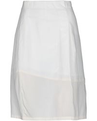 Brunello Cucinelli Falda corta - Blanco