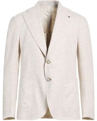 Tagliatore - Ivory Blazer Virgin Wool, Silk, Cotton, Polyamide, Elastane - Lyst