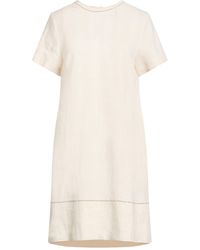 Peserico - Mini Dress Linen - Lyst