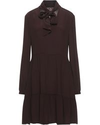 Caliban Short Dress - Brown