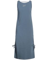 EA7 - Vestido midi - Lyst