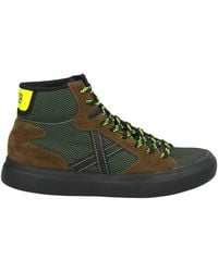 Munich - Dark Sneakers Leather, Textile Fibers - Lyst