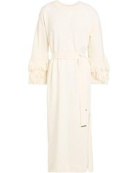 D.exterior - Midi Dress Virgin Wool, Polyester, Polyamide - Lyst