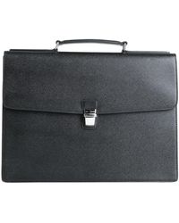 Sparen Sie 20% Herren Taschen Aktentaschen und Laptoptaschen Dolce & Gabbana Leder Monreal Briefcase In Calfskin With Heat-Pressed Logo in Schwarz für Herren 