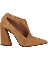 Albano - Camel Ankle Boots Leather - Lyst
