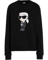Karl Lagerfeld - Ikonik Organic-cotton Sweatshirt - Lyst