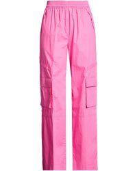 19.70 Nineteen Seventy - Fuchsia Pants Cotton - Lyst