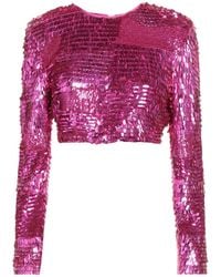 retroféte - Fuchsia Top Nylon - Lyst