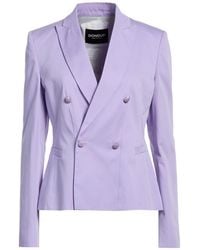 Dondup - Blazer Cotton, Silk, Elastane - Lyst