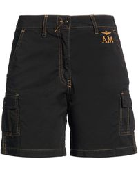 Aeronautica Militare - Shorts & Bermuda Shorts Cotton, Elastane - Lyst