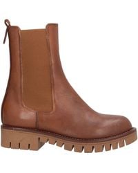 Anima - Tan Ankle Boots Leather - Lyst