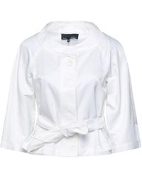 Blue Les Copains Suit Jacket - White