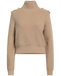 Chloé - Sand Turtleneck Wool, Cashmere, Polyamide, Elastane - Lyst