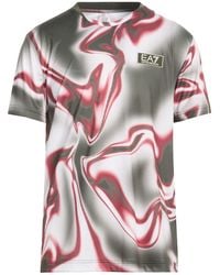 EA7 - Military T-Shirt Recycled Polyester - Lyst