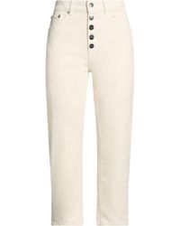 Dondup - Ivory Jeans Cotton, Viscose, Polyester - Lyst