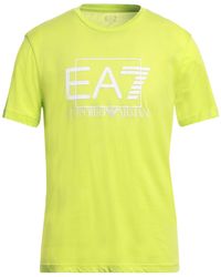 EA7 - T-Shirt Cotton - Lyst
