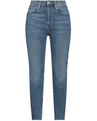 RE/DONE - Pantaloni Jeans - Lyst