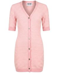 Moschino - Mini Dress Viscose, Cotton - Lyst