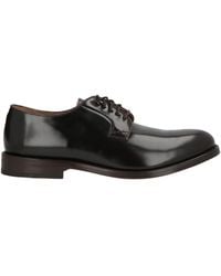 Calce - Dark Lace-Up Shoes Leather - Lyst