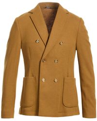 Daniele Alessandrini - Camel Blazer Polyester, Acrylic, Viscose - Lyst
