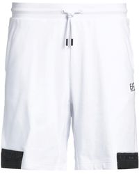 EA7 - Shorts & Bermuda Shorts Cotton, Polyester, Elastane, Polyamide - Lyst