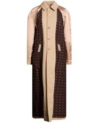 Moschino - Overcoat & Trench Coat Cotton, Wool, Silk, Acetate, Viscose - Lyst