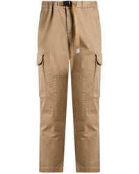 White Sand - Camel Pants Cotton, Elastane - Lyst