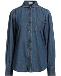 Brunello Cucinelli - Denim Shirt - Lyst