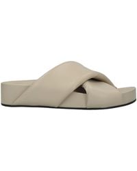 Jil Sander - Sandals Soft Leather - Lyst