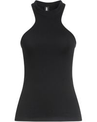 ANDREADAMO - Ribbed Crewneck Tank Top - Lyst