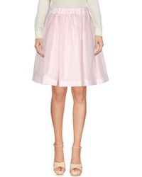 MSGM Jupe au genou - Rose